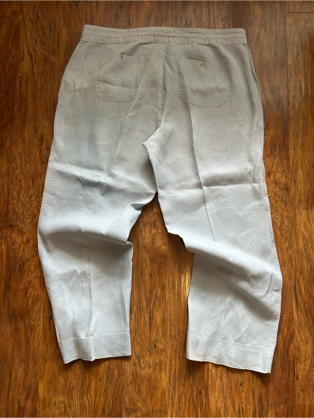 Women’s Linen Drawstring Pants Breathable Euro Summer Vacation Ralph Lauren - Picture 16 of 16